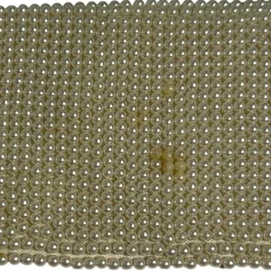 VTG 50s Pearl Beaded Clutch Japan White Evening Bag Glam Coquette Bridal Wedding thumbnail 8