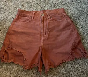 Red American Eagle Denim Shorts thumbnail 1