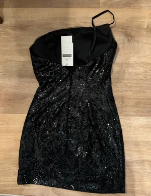 Berlin Nova Black Sequin Dress thumbnail 5