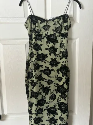 Windsor Bodycon Dress Sage Green thumbnail 2