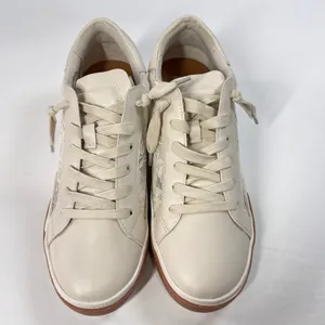 Dolce Vita Harryson Women's 9‎ Cream Lace Panel Sneakers Casual Shoes Gum Sole thumbnail 3