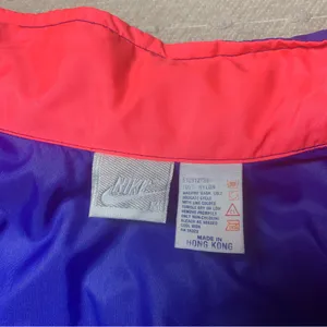 Nike Vintage Retro Jacket Color Block‎ 80s Windbreaker Track Zip Up Size M thumbnail 10