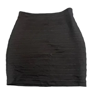 Express Design Studio Women's‎ Size 6 Black Ribbed High Waist Mini Pencil Skirt thumbnail 1