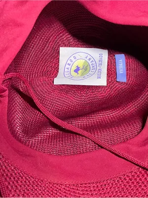 Wallaroo Victoria Sun Hat Red Wide Brim UPF 50+ Packable Travel Beach One Size thumbnail 4