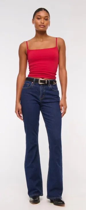 Abercrombie Curve Love Mid-Rise Jeans thumbnail 1