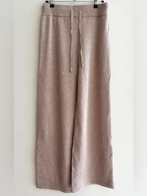 Amazon Women’s Matching Mockneck Sweater and Wide Leg Pants Set, Blush, Medium thumbnail 12
