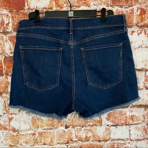 Express Shortie Vintage Super High Rise Western Denim Jean Shorts 12 Cutoff thumbnail 5