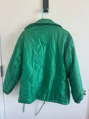 TNA Green Women's Varsity Bomber Coaches Jacket thumbnail 7