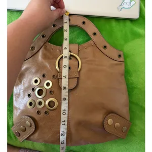 Vintage GUESS Leather Handbag Buckle Y2K 2000's thumbnail 7