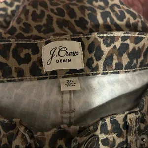 Women’s J. Crew Cheetah Print Skinny Jean Size 26 thumbnail 3