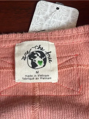 Free People “Colby Long Sleeve” thermal top Savannah Red Sz M thumbnail 11