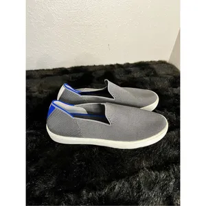 Rothy's The Original Slip On Sneaker Anchor Textile Blue grey Women’s US 8.5 thumbnail 3