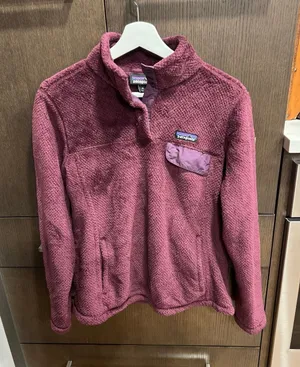 Patagonia Re-Tool Snap T Pullover Fleece Women's M Deep Pile Maroon Burgundy thumbnail 1