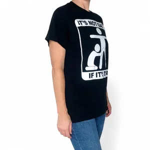 Men’s Unisex Black Funny TSA Quote Graphic Tee thumbnail 4