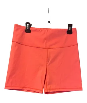 NWT Savage X Fenty Sport High Rise Bike Shorts Coral Pink XL Activewear Rihanna thumbnail 1
