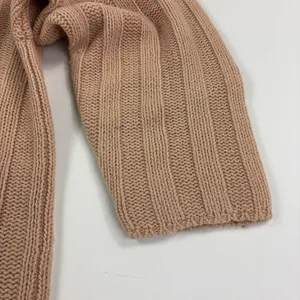Vintage 80s Neiman Marcus Sweater Womens Large Pink Cashmere Ribbed Crew Neck thumbnail 4