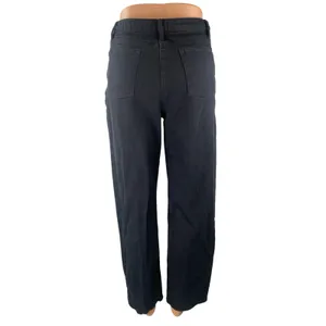 Aritzia Wilfred Free Women Black High Rise Straight Leg Loose Denim Jeans Size 4 thumbnail 4
