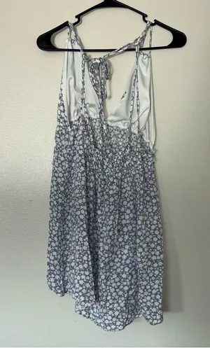 Timing Blue and White floral Patterned Dress thumbnail 2