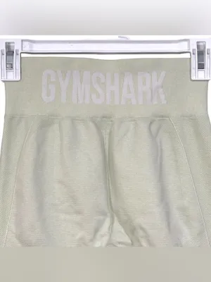 Gymshark Light Mint Green Knit Stretch Shorts Size Medium Womens thumbnail 6