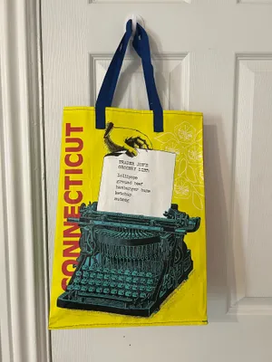 Trader Joe's Anatomy of a Hamburger Shopping Bag thumbnail 2