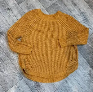 SO Kohls Womens XXL 2X Mustard Sweater thumbnail 1