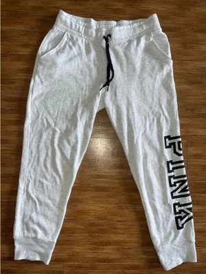 Victoria's Secret PINK grey sweatpants thumbnail 1