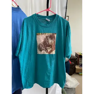 Women's Teal Graphic Tee Size XL thumbnail 2