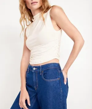 Old Navy Luxe Crop Top thumbnail 2