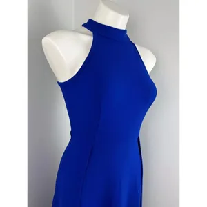 High Neck Formal Wedding Maxi Evening Prom Homecoming Dress Gown Small thumbnail 2