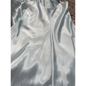 Y2K Secret Treasures Women’s Satin Slip Dress Nightgown Blue L Spaghetti Straps thumbnail 5