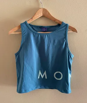 Monat Cropped Tank Blue Size L thumbnail 1
