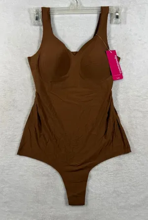 Commando Butter Soft-Support Bodysuit Cinnamon Brown BSS401 Medium NEW thumbnail 1