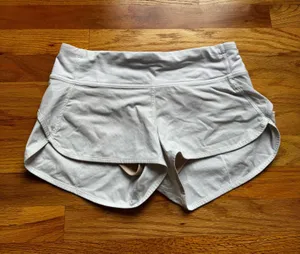 lululemon athletica white Women’s Athletic Shorts thumbnail 1