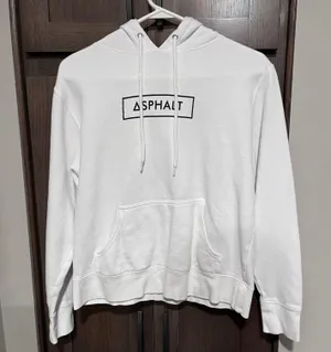 Men’s Hoodie White Size M thumbnail 1