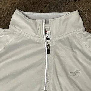 Fila Women’s pickleball quarter-zip pullover. It is a long-sleeve White Small‎ thumbnail 3