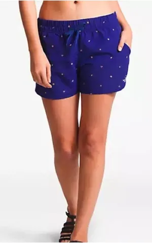 THE NORTH FACE Women's Class V Mini Shorts Blue Casual Size L thumbnail 1
