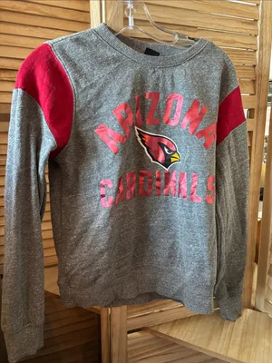 Arizona Cardinals Gray & Red Crewneck Sweatshirt Small thumbnail 1