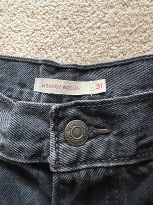 Levi’s Baggy Wide Leg Jeans Black thumbnail 3