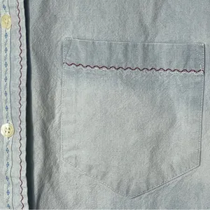 Ruff Hewn Embroidered Long Sleeve Denim Button Up women’s‎ size small thumbnail 4