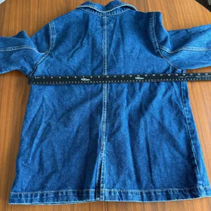 Old Navy Denim Chore Jacket Medium Blue Button Up Workwear Utility Fall Boho thumbnail 8