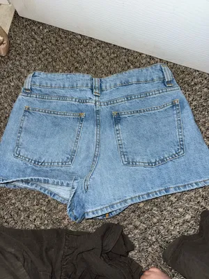 ZARA Blue Jean Skirt Mini thumbnail 4