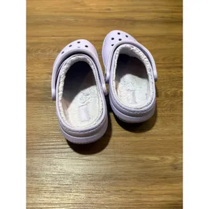 Crocs Classic Lined Clog Lavender Purple Fleece Fuzzy Slippers Mens 8 Womens 10 thumbnail 3