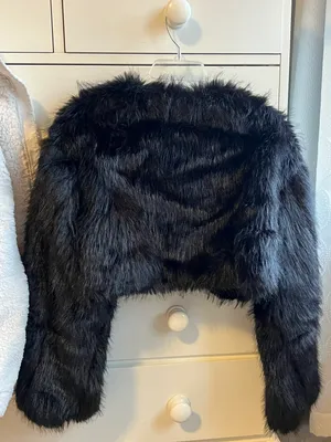 Cropped Fur Coat thumbnail 5