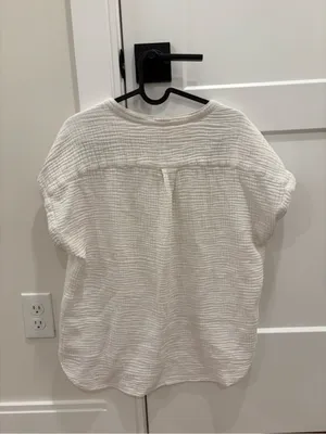 Faherty Dream Cotton Desmond Top Size Small thumbnail 5