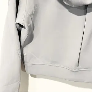 LULULEMON ATHLETICA‎ Rogue Renegade Zip Hoodie in Rhino Grey Size 12 thumbnail 6