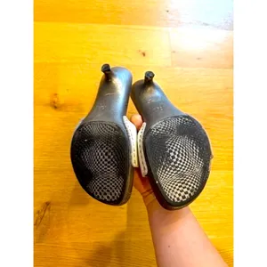 White summer clog sandals Silver Size 7 thumbnail 2