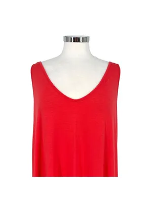 Kidsform Tank Maxi Beach Cover-up Dress Pink Size Large NWT Summer Casual thumbnail 3