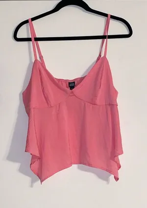 Pink Flowy Camisole Blouse thumbnail 1