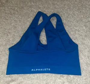 Alphalete Royal Blue Amplify Sport Bra Size Medium thumbnail 1