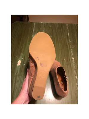 Lucky Brand EUC Women's Jaspah Lasercut Leather Upper 3.75" Wedges Size 9.5 thumbnail 8
